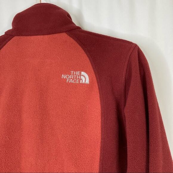 The North Face | Brick Red Full Zip Fleece Jacket S - Picture 8 of 8